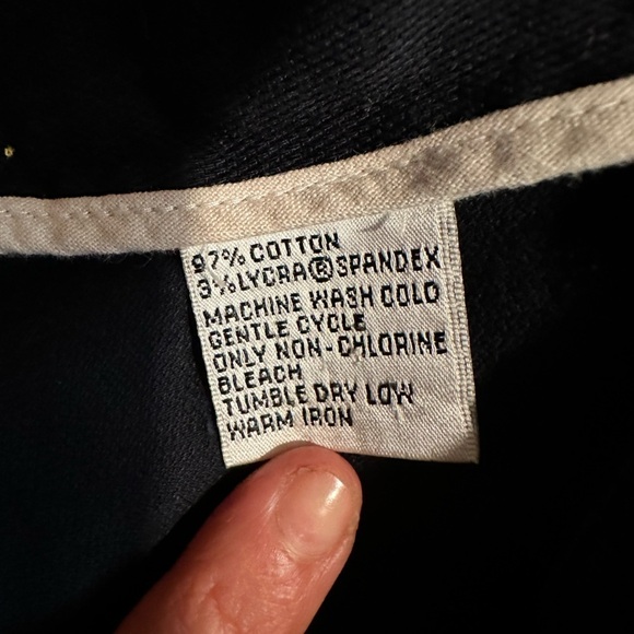 EUC Talbots Jeans maxi dress with neck flower and Pearl embellishment - Picture 9 of 10